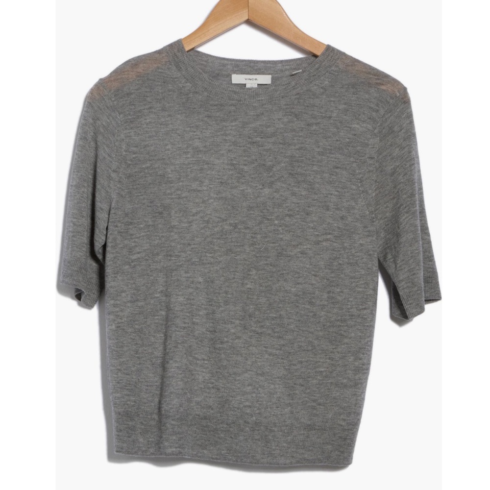 Vince NWT Wool Cashmere Blend Sweater Gray Size Small